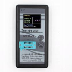 FNIRSI T4 multifunkciós tranzisztor teszter, fekete (FN-T4-TR-TSTR-BK)