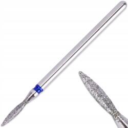 Allepaznokcie Gyémánt Körömbőr Maró Hibrid Gél Keskeny Könny Közepes (Frez do frezarek diamentowy mocny niebieski)