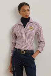 Ralph Lauren pamut ing - burgundia L