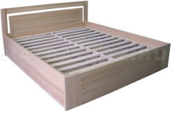 Ágy manufaktúra Márk ágyneműtartós bükk ágy 160x200