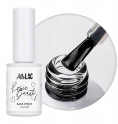 AlleLac Hibrid bázis Allelac 6g Base Stone Rosie Beauty Univerzális Tartós (Baza do paznokci do żeli i lakierów)