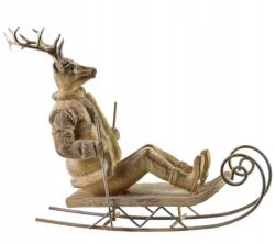 Mondex Rénszarvas Szánkó 29, 5x10, 5x23, 5 cm Santa Lila figura (HTC6321-SW)