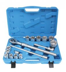 Satra Trusa cu tubulare 19 - 50 mm, antrenare 3/4", 16 piese, Satra S-34166SH (S-34166SH)