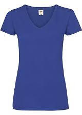 Fruit of the Loom Ladies Valueweight V-Neck T, S-es méret