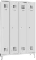  Sum 341 W hosszúajtós öltözőszekrény (4 ajtós, lábakon álló)