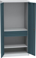  DUS_11_C szerszámtároló fémszekrény (2 db polc + 2 db fiók), ECO