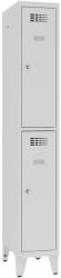 Sms 312 n rövidajtós iskolai öltözőszekrény (2 ajtó, lábakon álló)