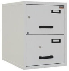  FC 2K-KK tűzálló függőmappa tároló szekrény (2 fiók, 60 perc, kulcsos központi zár+kulcsok)