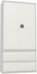  Skb 3 kombinált irattároló fémszekrény (függőmappák + gyűrűs mappák)