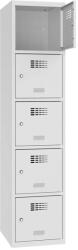  Sus 415 W értékmegőrző/csomagmegőrző szekrény (5 rekesz, lábazaton álló)