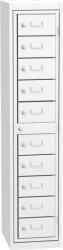 K224/10 10 rekeszes ruhakiadó szekrény (SVO_01_10)