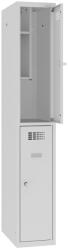  Sms 312 rövidajtós iskolai öltözőszekrény (2 ajtó, teli lábazaton)