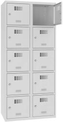  Sus 425 W értékmegőrző/csomagmegőrző szekrény (10 rekesz, lábazaton álló)
