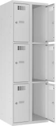  Sus 323 W értékmegőrző/csomagmegőrző szekrény (6 rekesz, lábazaton álló)