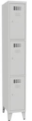  Sus 313 Wn értékmegőrző/csomagmegőrző szekrény (3 rekesz, lábakon álló)