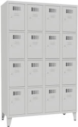  Sus 344 Wn értékmegőrző/csomagmegőrző szekrény (16 rekesz, lábakon álló)