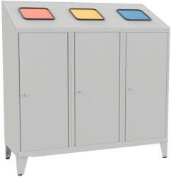  MPO 03r beltéri szelektív hulladékgyűjtő (3 edény, 120 l zsákos)