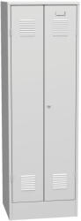 K2453U (SKS_32_U) kétajtós irodai öltözőszekrény 4 fix polc, akasztók