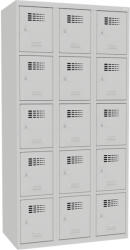  Sus 335 W értékmegőrző/csomagmegőrző szekrény (15 rekesz, lábazaton álló)