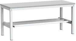  LAV_10D_A lapraszerelt öltözőpad cipőtartóval (455x1000x400 mm)