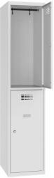  Sus 412 W rövidajtós öltözőszekrény (2 ajtós, teli lábazaton)