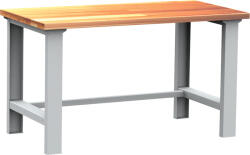  DPS-01-A munkapad kétoldali lábbal, 1500 mm széles (DPS_101)
