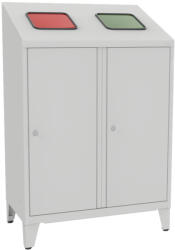  MPO 02r beltéri szelektív hulladékgyűjtő (2 edény, 120 l zsákos)