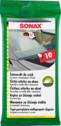 SONAX Üvegtisztító kendő tasakban 10db-os, Sonax