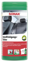 SONAX Beltéri nedvesített tisztító kendő 25db-os, Sonax Innen-Reinigungstücher