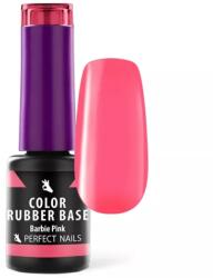 Perfect Nails Color Rubber Base Gel - Színezett Alapzselé 4ml - Barbie Pink
