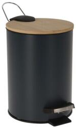 Bathroom Solutions hulladékgyűjtő, polipropilén/ambusz, 17x24 cm, 3 l, kék (KO-170484210A)