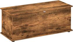 Homcom tárolópad, Űrtartalom 60 kg, 100x40x40 cm, barna (833-321V00RB)