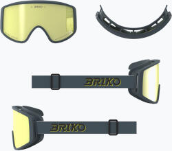 Briko Síszemüveg Briko Pulse white gray/yellow