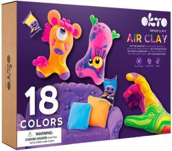OKTO Okto Air Clay Creation Set, gyurma 18 szín (OK70151)