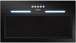 Hansa OMP6251WGH dekoratív beépíthető páraelszívó, 389 m2/h abszorpciós teljesítmény, LED világítás, 3 teljesítményszint, 55 cm, Fekete (OMP6251BGH)