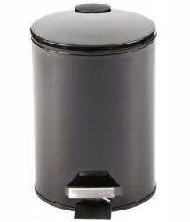  Szemetes, fém, 3l, fekete (KO-170484160N-2976)