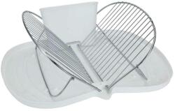 Excellent Houseware edénylefolyó, polipropilén / rozsdamentes acél, 46x36 cm, fehér (KO-170412790A)