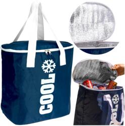 COOL Thermal táska strandra, Cool, műanyag/alumínium, 24 L, sötétkék (DB9500660-8719987799266)