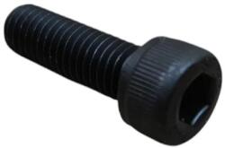  M8-as fekete csavar hengeres fejű 25mm