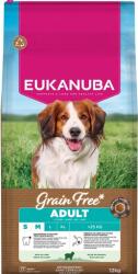 EUKANUBA Grain Free Adult Small Medium Lamb 12 kg gabonamentes kutyatáp kicsi és közepes fajtájú kutyák számára bárányhússal