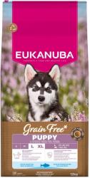 EUKANUBA Grain Free Puppy Large Ocean Fish 12 kg gabonamentes kutyatáp nagytestű fajták számára halalapú