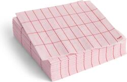 Hay Pattern Салфетки 25 x 25 см, светлорозова каре, 20 бр (AE732-F458-AU23)
