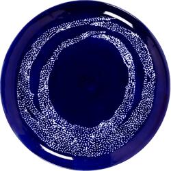 Serax Feast Чиния за основно ястие на точки, 26, 5 см, тъмносиньо-бял (B8921006I)