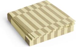 Hay Pattern Хартиени салфетки 33 x 33 см, кремаво-пясъчни райета, 20 бр (AE732-E139-AP99)