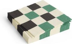 Hay Pattern Хартиени салфетки, зелен шахматен модел, 33 x 33 см, 20 бр (AE732-E139-AP96)