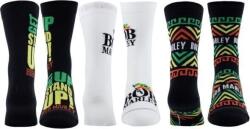 Bob Marley 3 Pack Womens One Size Zokni (BOC372-019-O-W)
