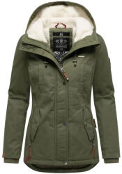 Marikoo Bikoo Női téli kabát kapucnival, olive leaf