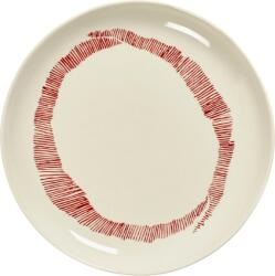 Serax Feast Чиния за закуска, 19 см, бяло-червен (B8921004C)