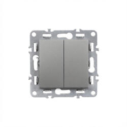 Leziter Nova csillárkapcsoló 10A 250V keret nélkül 105 szürke (LN105-SZ) - leziteronline