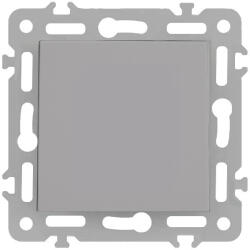 Leziter Nova egy áramkörös egypólusú kapcsoló 10A 250V keret nélkül 101 szürke (LN101-SZ) - geminiduo